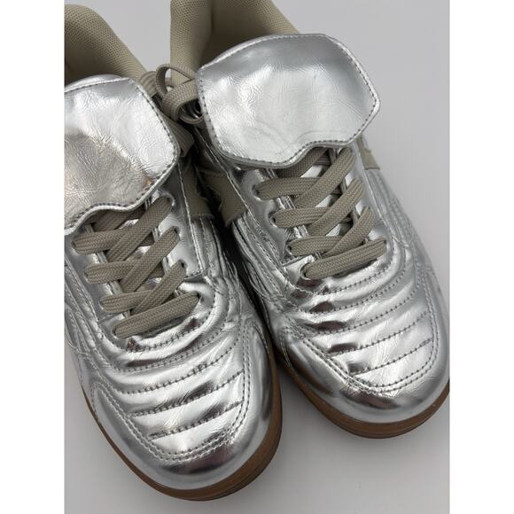 Cushionaire Astro Retro Sneakers Silver Metallic Size 8.5 M Soft Step - Picture 6 of 11